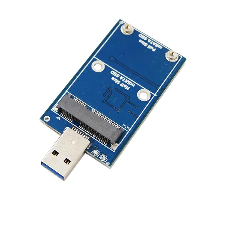 ̴ SSD ̽ mSATA to USB 3.0 ϵ ̺ ̽, mSATA USB ,  ָ Ʈ ũ, 30*30/50 mSATA SSD ϵ ũ 